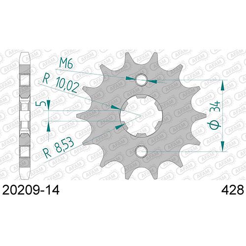 Звезда 428 AFAM 20209-14 (JTF1264.14)