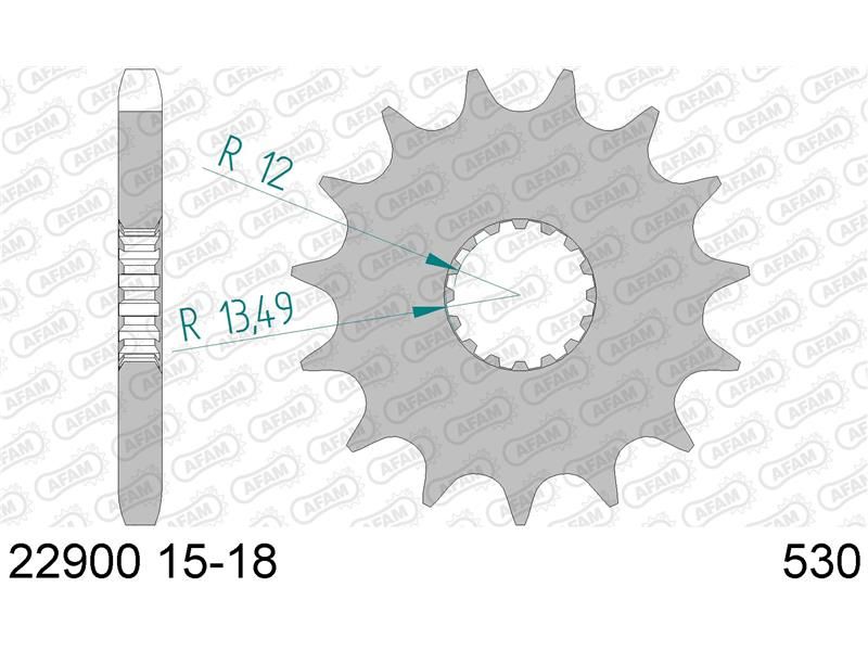 22900-18 Звезда ведущяя #530 GSX-R 1300 R B-KING 1340 AFAM 22900-18 (JTF423.18)
