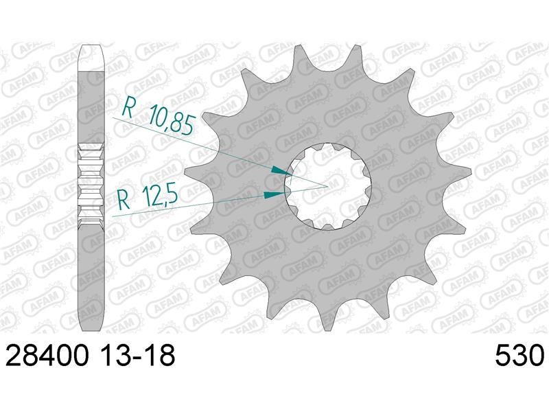 28400-18 Звезда ведущяя #530 GSF 1250 GSX 1400 AFAM 28400-18 (JTF513.18)