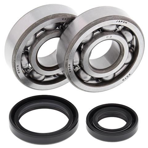 Компл. подшипников и сальников к/вала Suzuki RM85 02-15, RM85L 03-15 RM80 89-01 Allballs 24-1014