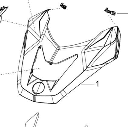 Капот серый оригинал BRP 517305440 для BRP LYNX/Ski-Doo (Gray Hood Model-600 E-TEC)