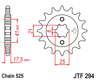 Звезда ведущая JT JTF294.14 (JTF294-14) (F294-14)