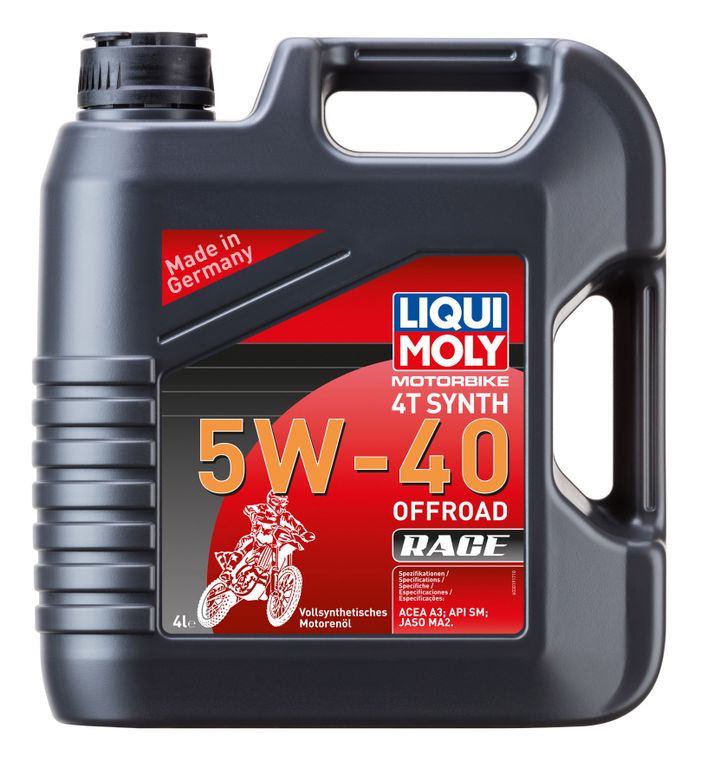 Масло моторное Liqui Moly Motorbike 4T Synth 5W-40 Offroad Race (Cинтетическое) - 4 Л (3019)