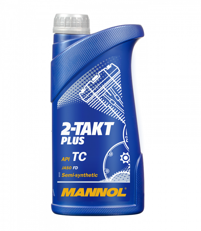 МОТОРНОЕ МАСЛО MANNOL 2-Takt Plus MN7204-1 1L (1404) (Полусинтетика)