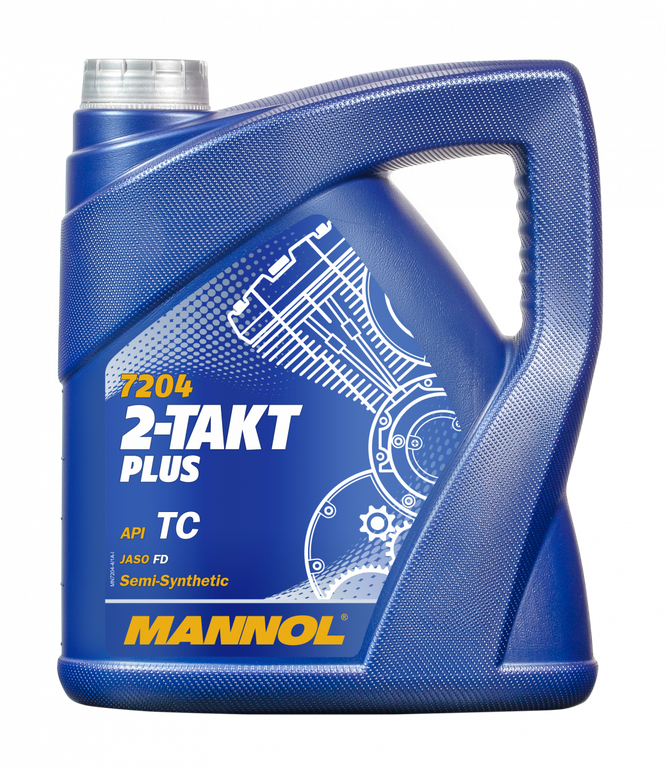 МОТОРНОЕ МАСЛО MANNOL 2-Takt Plus MN7204-4 4L (1426) (Полусинтетика)