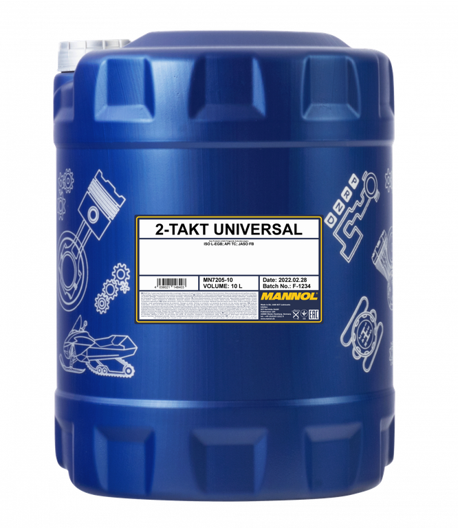 МОТОРНОЕ МАСЛО MANNOL 2-Takt Universal MN7205-10 10L