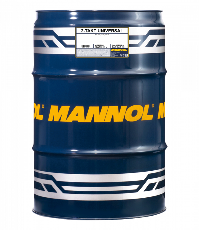 МОТОРНОЕ МАСЛО MANNOL 2-Takt Universal MN7205-DR 208L