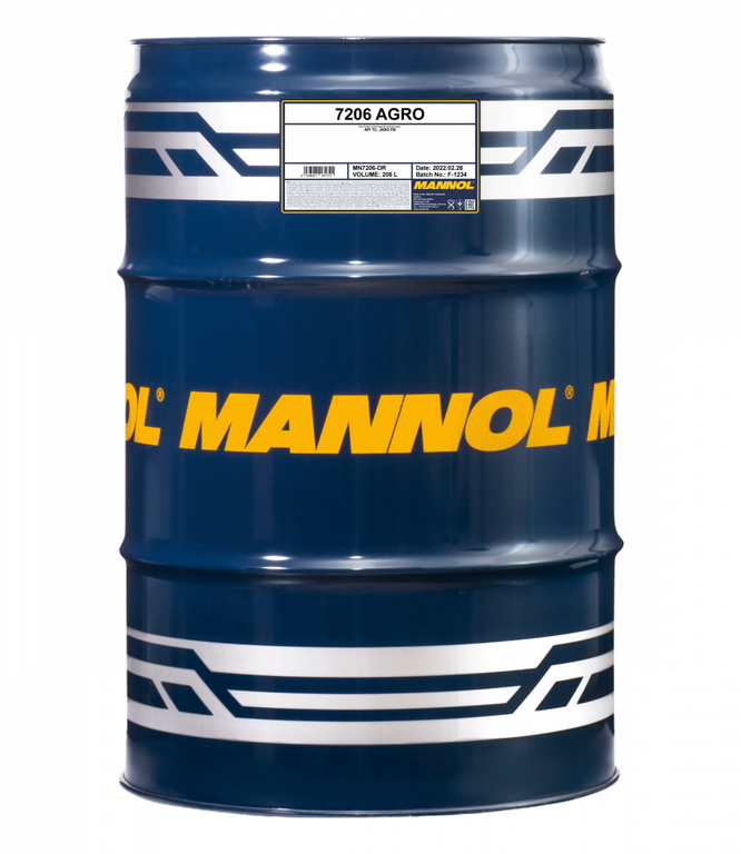 МОТОРНОЕ МАСЛО MANNOL Agro MN7206-DR 208L (Минеральное)