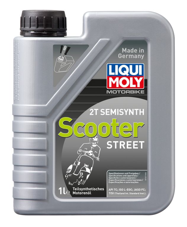 П/с. моторное масло д/скутеров Liqui Moly Motorbike 2T Semisynth Scooter TC FC L-EGD (1л) (3983)