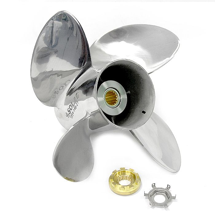 Винт гребной Solas 1554-140-23, 4x14x23 (L) SOLAS 1554-140-23 (48-825907A46, HRTITAN4)